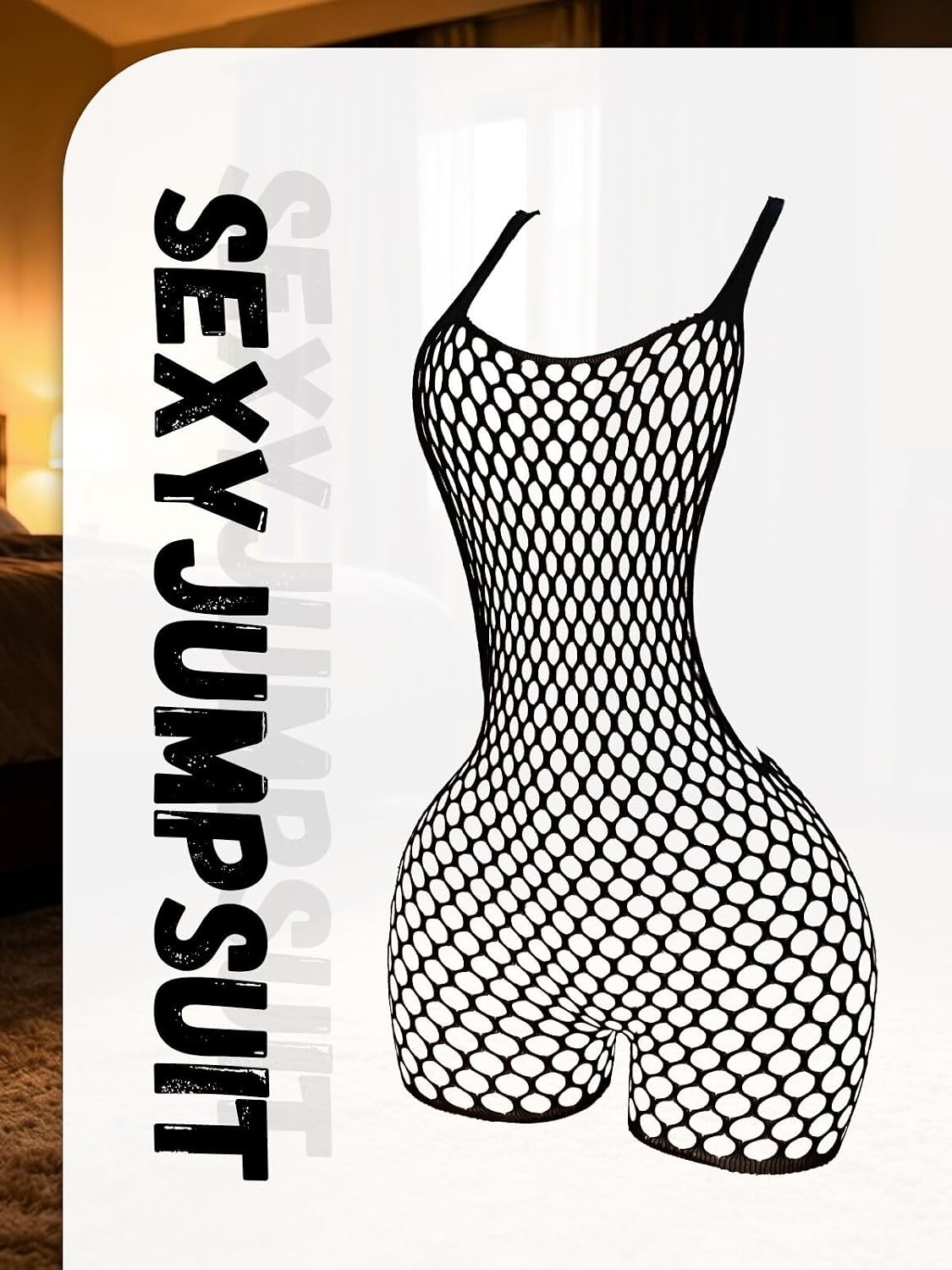 image:imageBuitifo Woman Bodysuit Body Stocking Shirt Top Babydoll Lingerie Nylon NightwearFishnet TightsSee Through LingerieRave OutfitsOne Size Fits 80150lbBlackt1