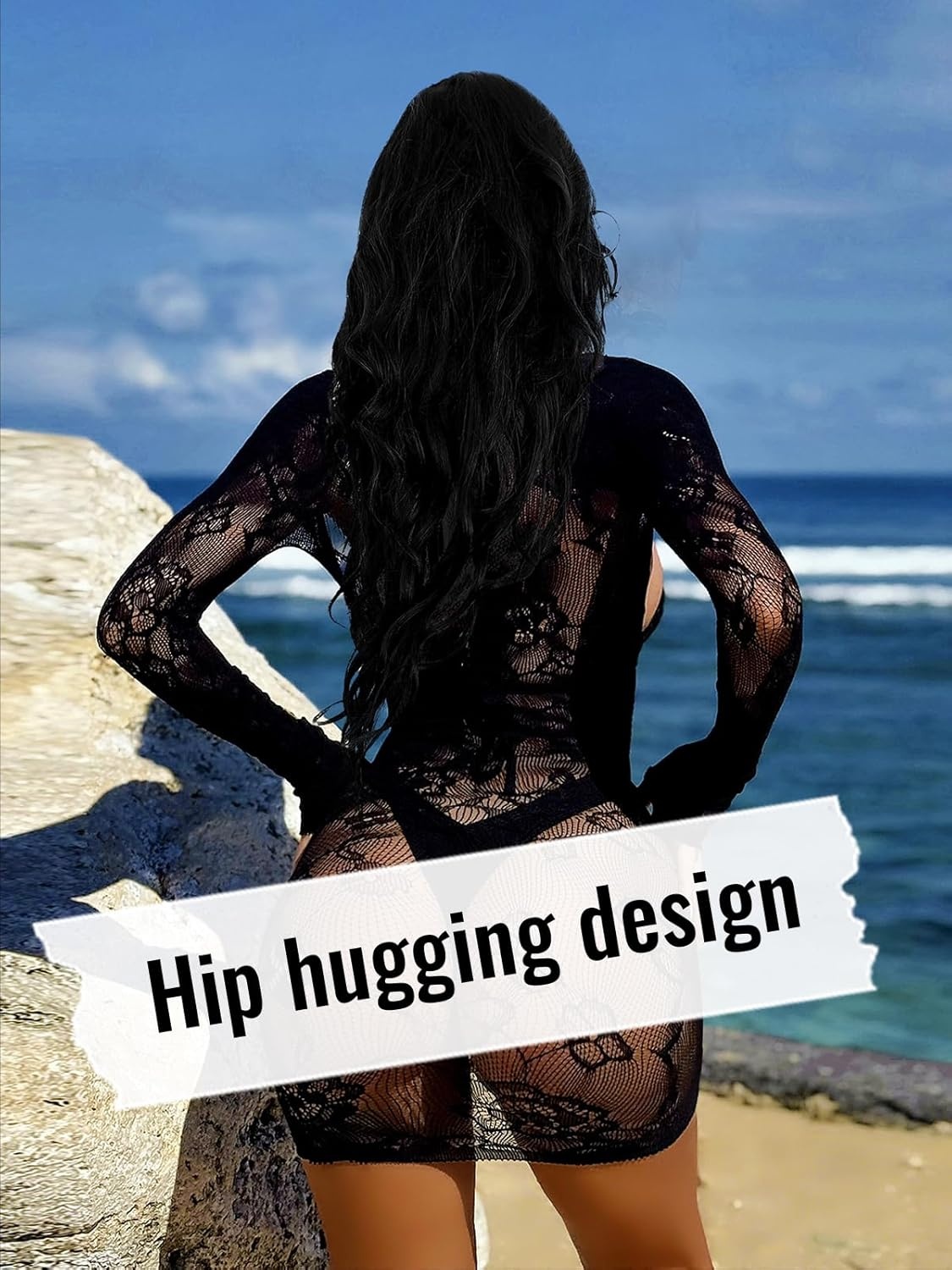 image:imageBuitifo Woman Sexy Lingerie Dress Fishnet Bodycon Mini Dresses Stripper Outfit Mesh Chemise BabydollBlacklx