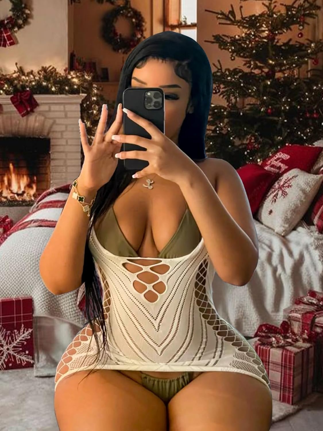 image:imageBuitifo Women Sexy Lingerie Dress One Piece Babydoll Nightwear Halter Mini DressesWhite