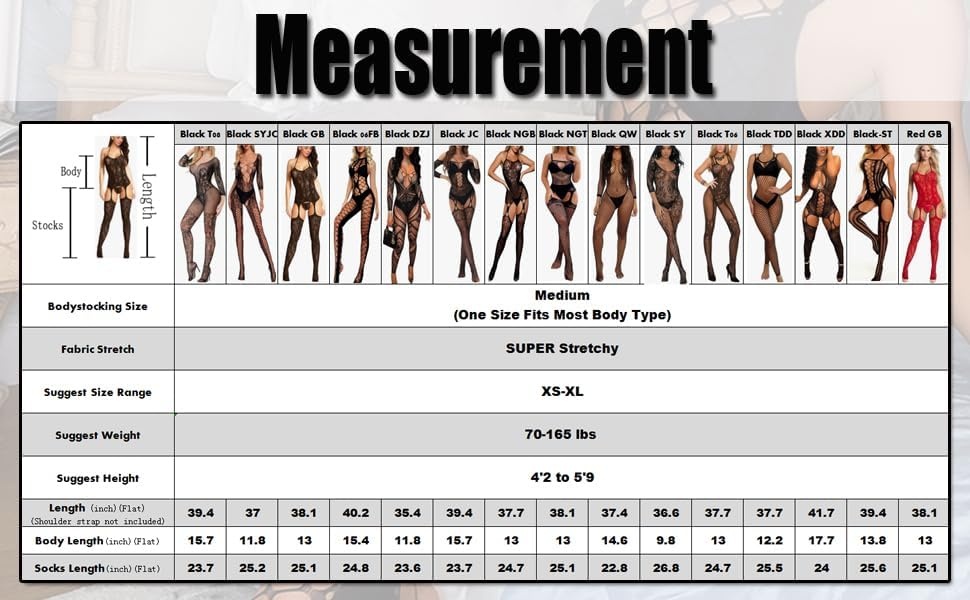 image:imageBuitifo Womens Fishnet Bodystocking Plus Size Bodysuit Sexy Tights Soft Nightwear LingerieWhite Gbw