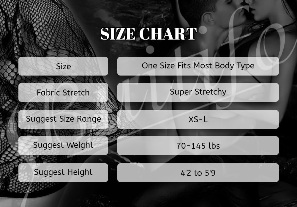 image:imageBuitifo Women Sexy Bodysuit Lingerie Mesh Teddy Nightwear Fishnet Top One Piece Babydoll Nylon Body Stockings One Size Fits 70145 lbsPurple B5