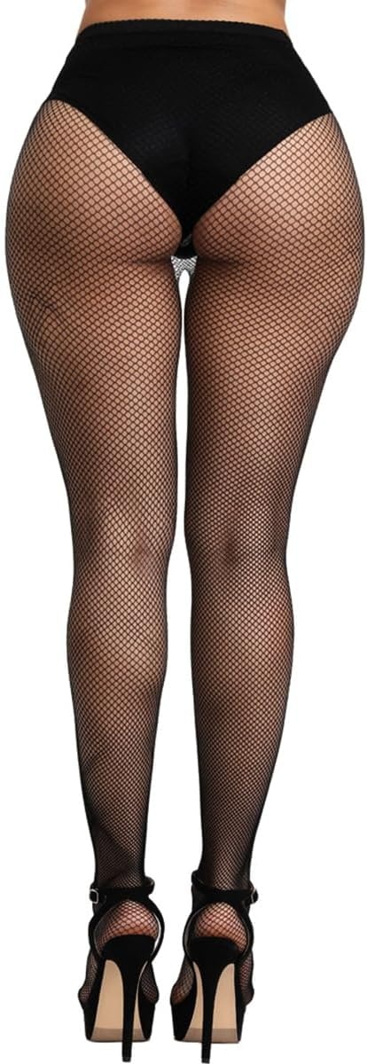 image:imageBuitifo Women Sexy Tights Fishnet Stockings Thigh High Pantyhose LeggingsBlack XWM