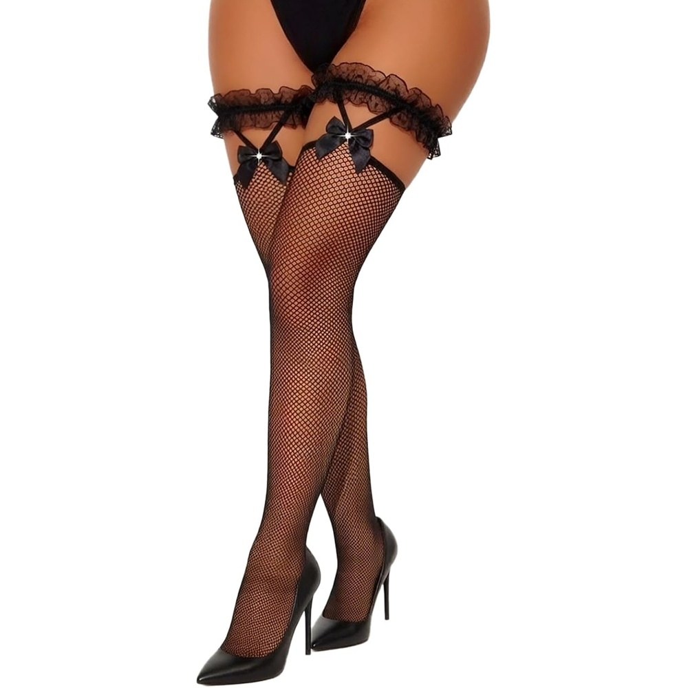 image:imageBuitifo Woman Sexy Tights Fishnet Stockings Sexy Thigh High Pantyhose HosieryBlack T3